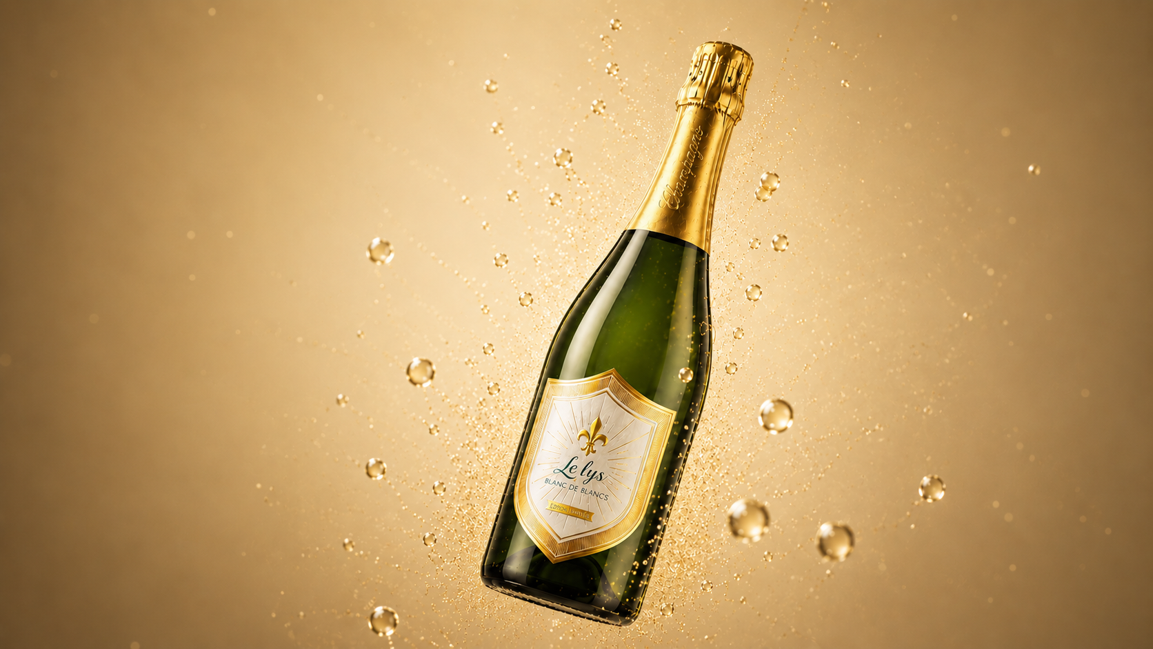 Bouteille de champagne LYS Blanc de Blancs
